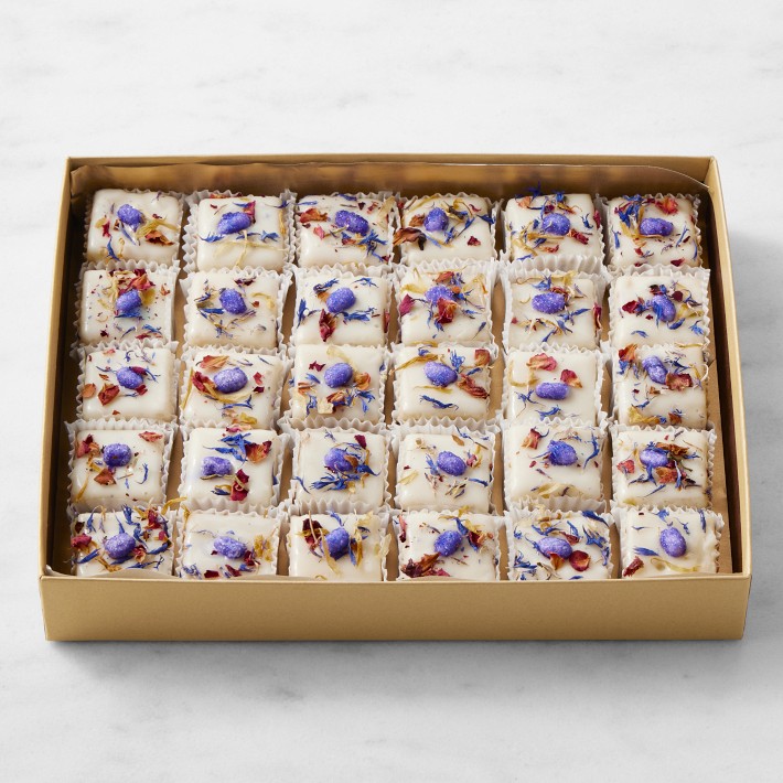 Bridgerton x Williams Sonoma Floral Petit Fours, Set of 30