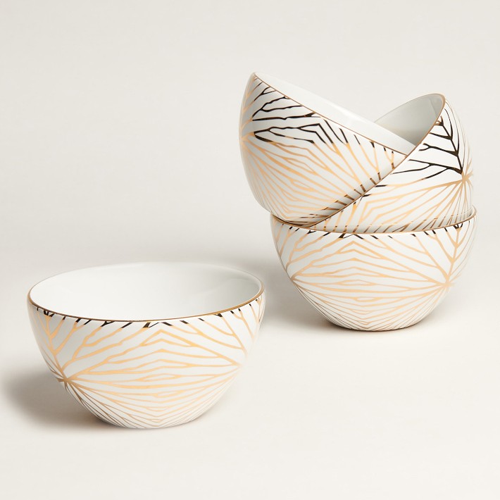ANNA New York Talianna Lily Pad Bowls, Set of 4