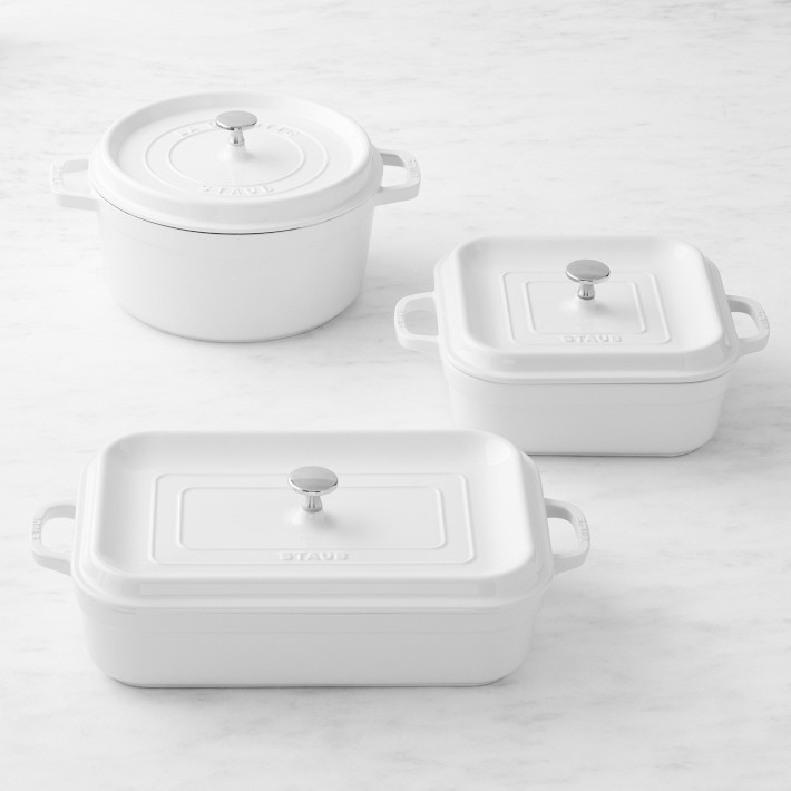 Staub Enameled Cast Iron Cookware and Stoneware 6-Piece Set