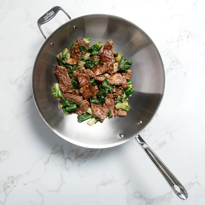 All-Clad D5® Stainless-Steel Wok, 14