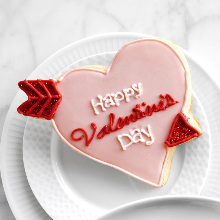 Giant Personalized Valentine's Day Cookies, Set of 3