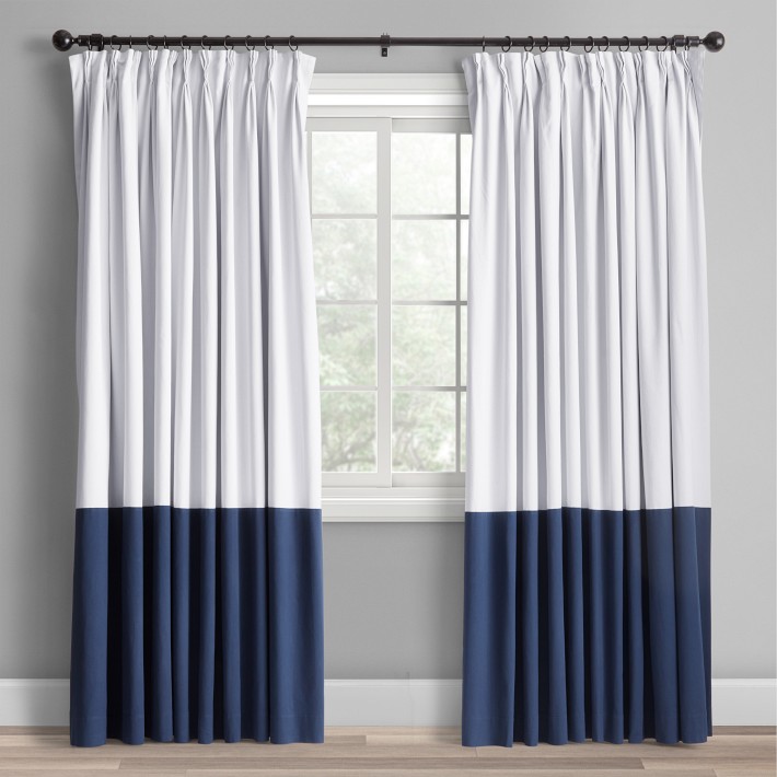 THE GEORGE x Williams Sonoma Home Olivia Border Curtain