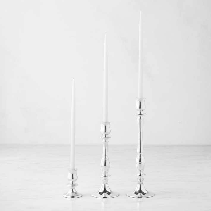 Silver Tiny Taper Holders