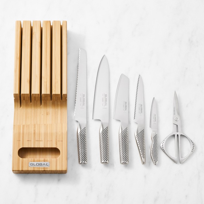 Global Soshiki Bamboo In Drawer Set, Set of 7