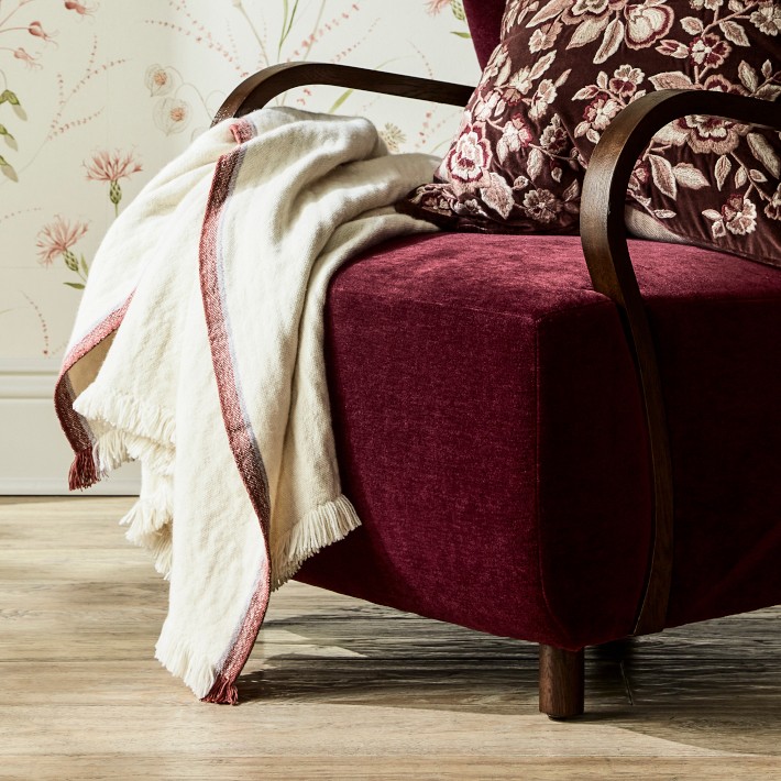 Nelle Cashmere Wool Throw
