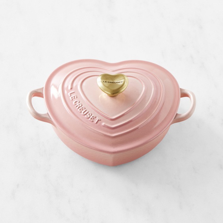 Le Creuset Enameled Cast Iron Shallow Heart Oven, 1 1/4-Qt.
