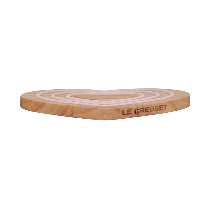 Le Creuset Heart Shaped Magnetic Wooden Trivet