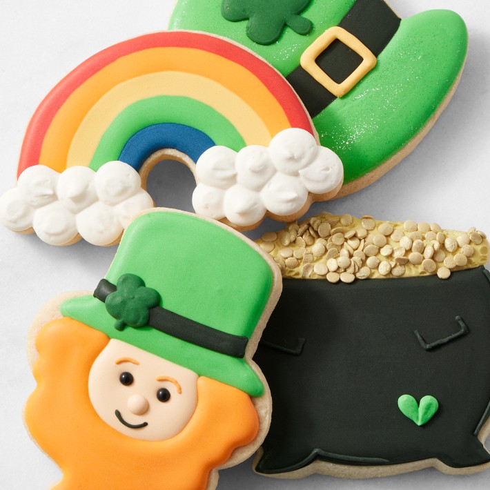 St. Patrick's Day Assorted Cookies Set, Set of 4