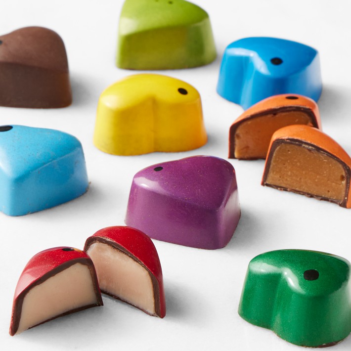 John & Kira's Chocolate Rainbow Hearts